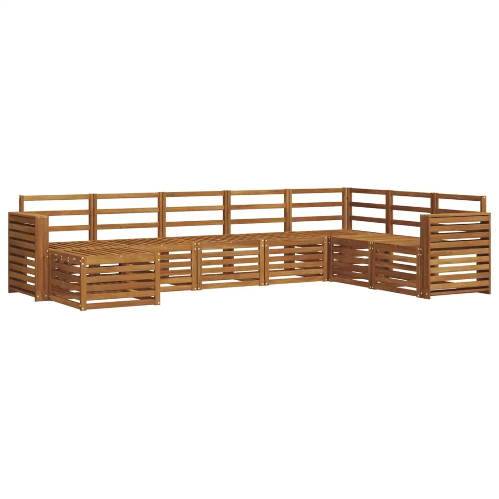 Set di divani da esterno 8 pcs Naturale 3375294