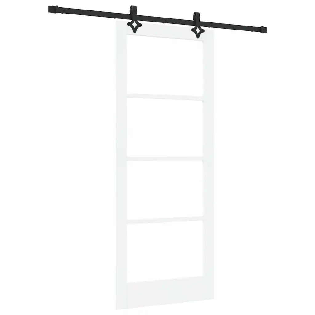 Porta scorrevole ORKDAL Bianco e Nero 83 x 202 cm 3332166