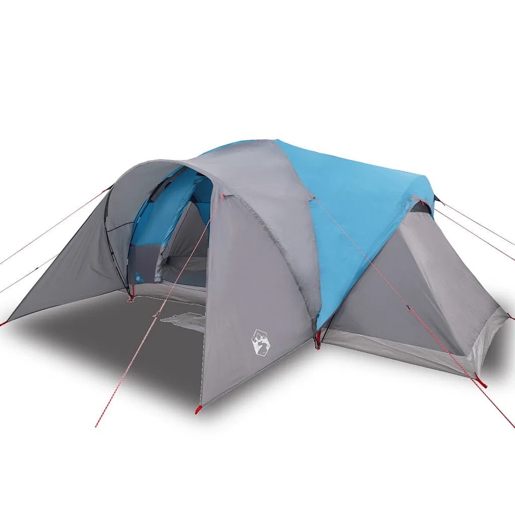 Tenda da Campeggio a Cupola per 4 Persone Blu Impermeabile 4009468
