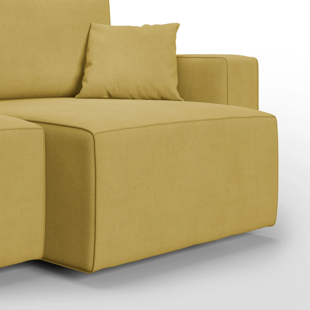 Morfeo Divano in tessuto impermeabile 215 cm giallo