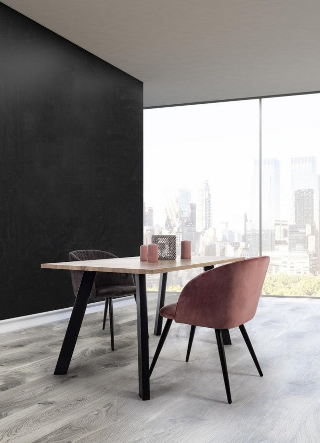 Set 2 Sedie 53x57x81,5h cm Queen Velvet Blush