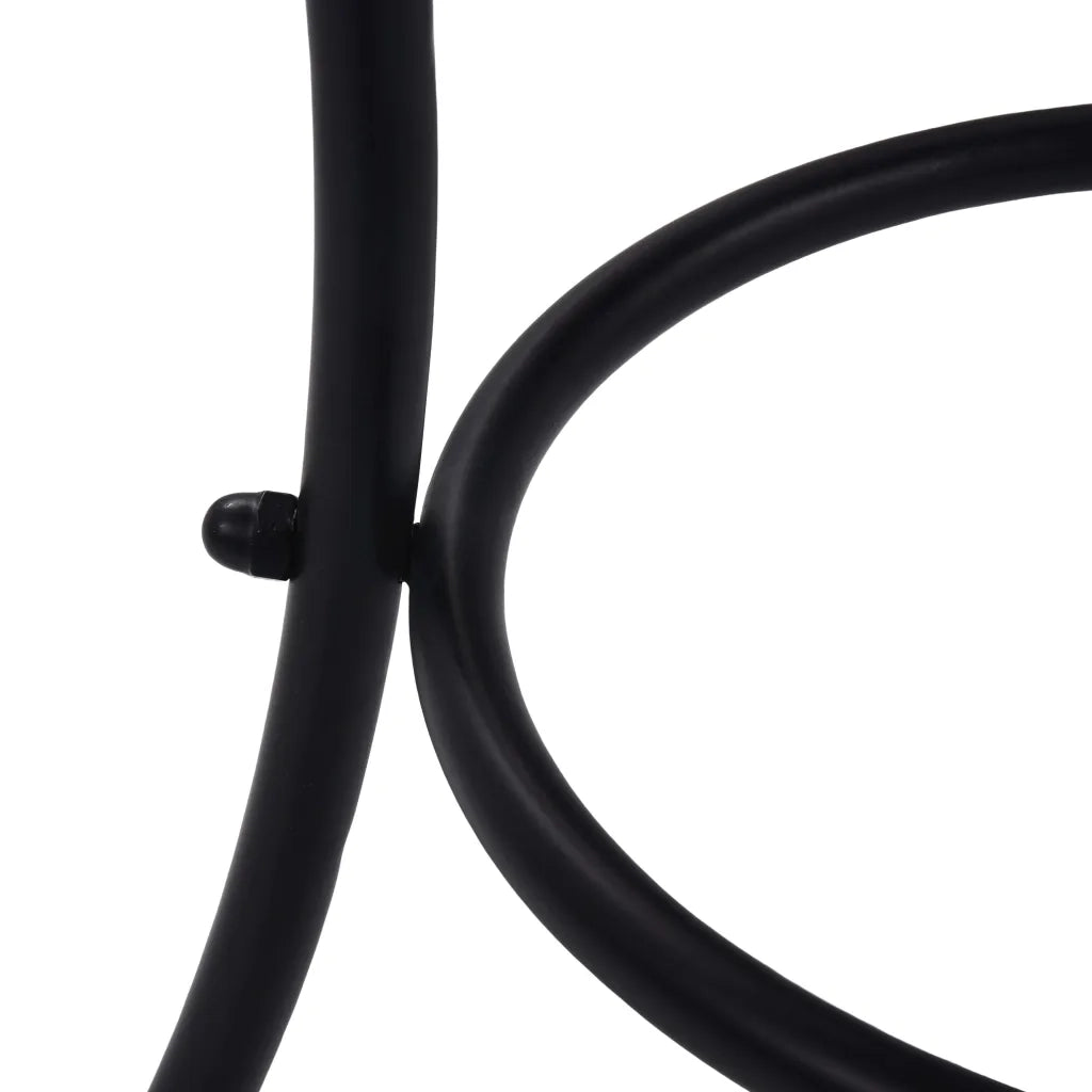 Tavolino Bistrot con Mosaico Terracotta e Bianco 60 cm Ceramica 46708