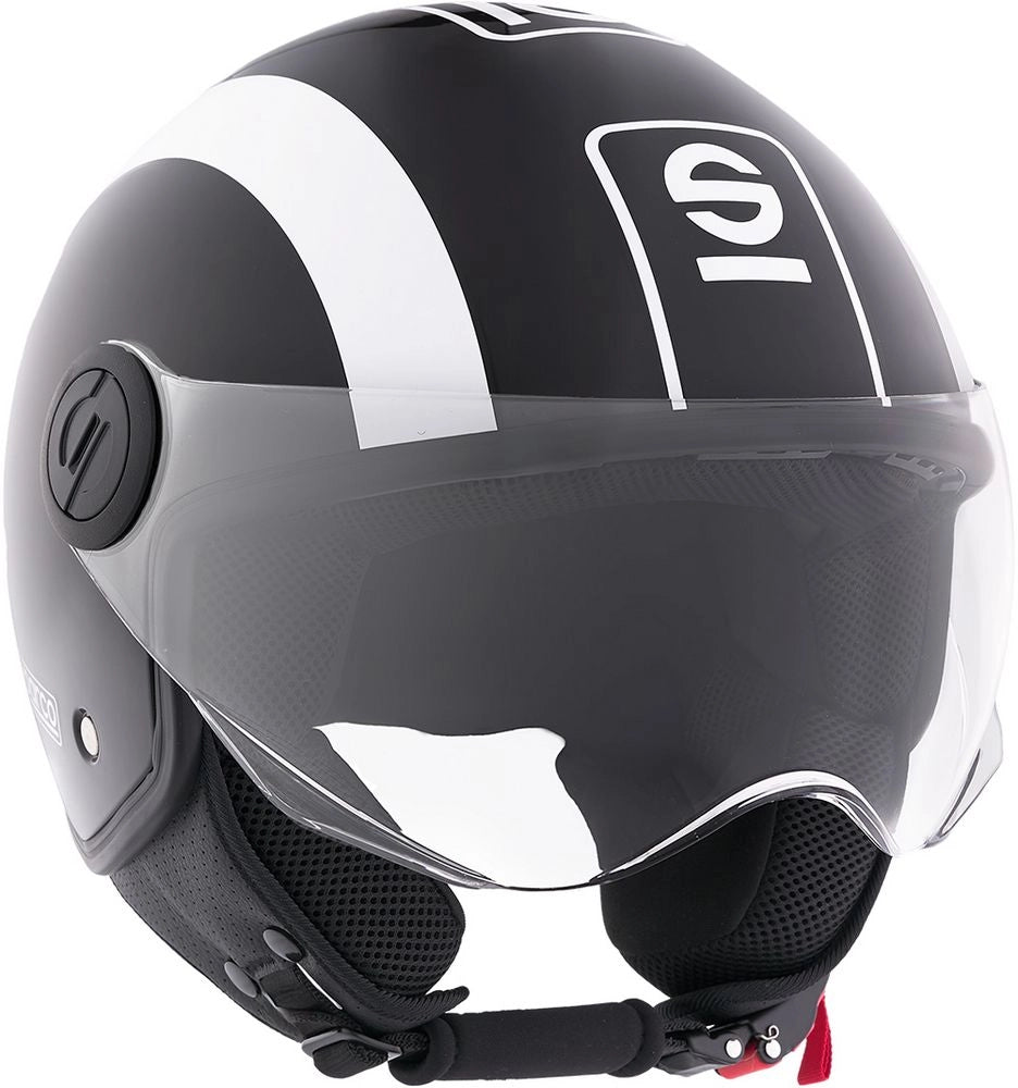 Casco Demi-Jet per moto Sparco con calotta in ABS Taglia M