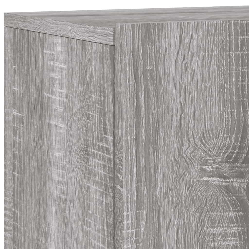Mobile TV multimediale scaffale TV mobile TV credenza porta TV sala da pranzo soggiorno camera da letto a parete Sonoma 60 x 30 x 41 cm grigio 02_0028189