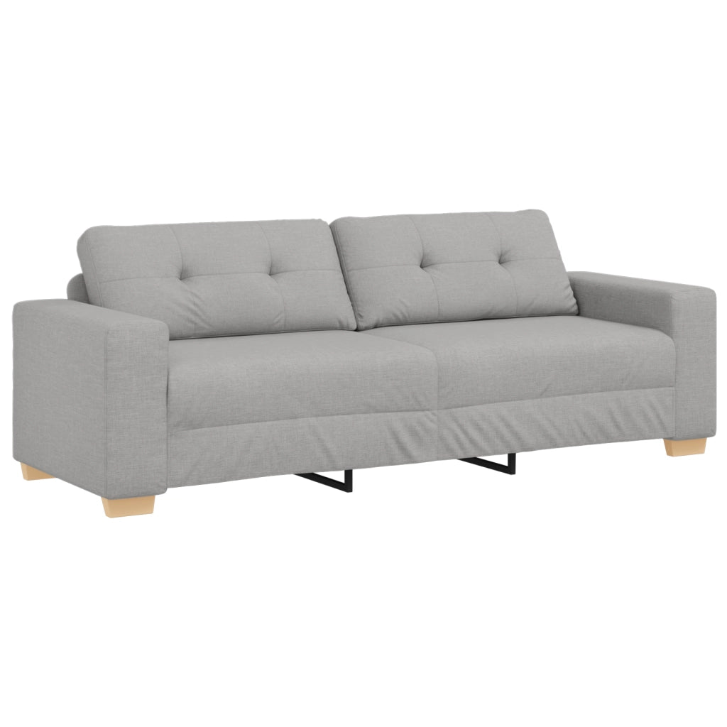 Divano a 3 posti  Grigio Nuvola 180 cm in Tessuto
