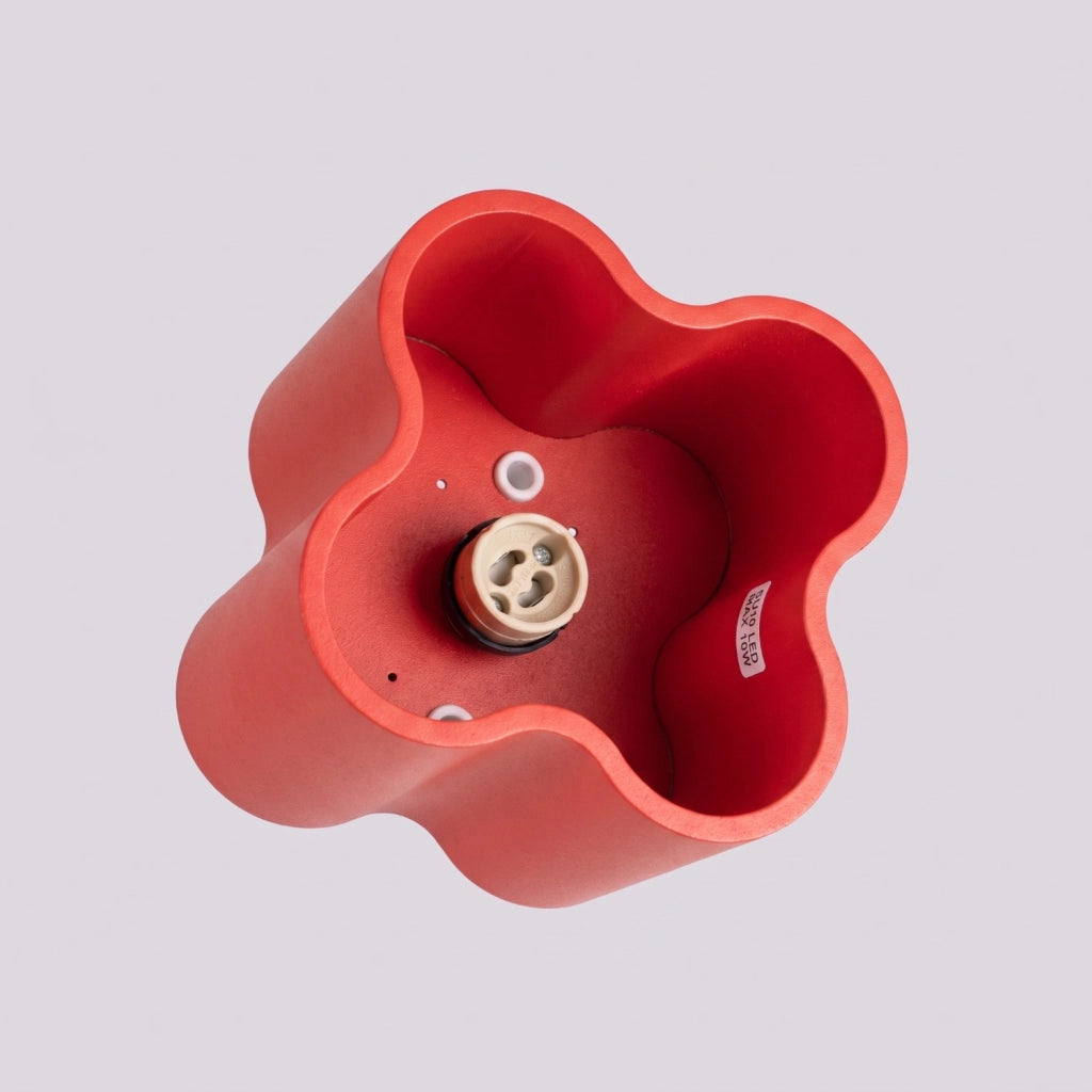 Plafoniera OVIO 1 rossa GU10