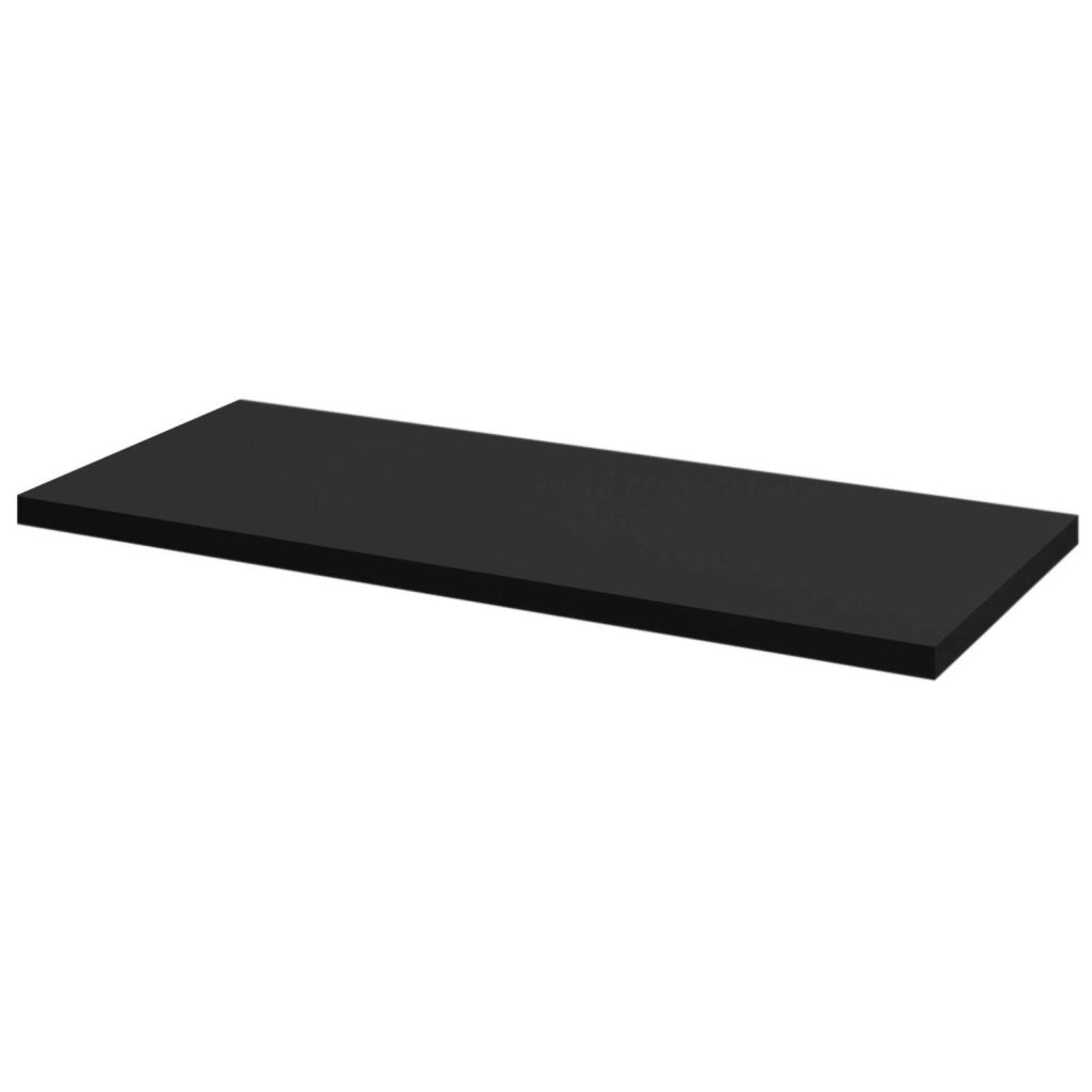 Mobile Sottolavabo NEWPORT da Parete con 3 Ante e Ripiano 90x60x40 cm - Nero [en.casa]