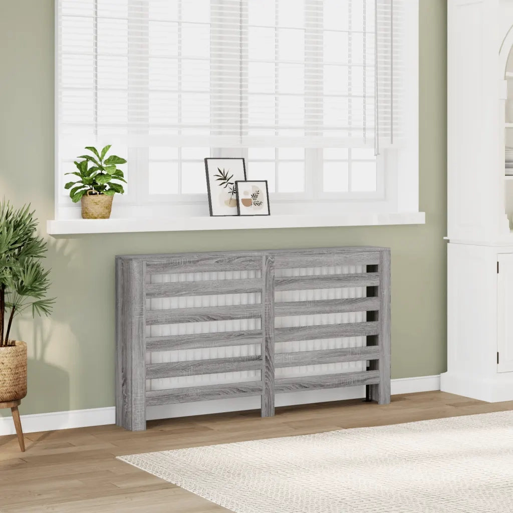 Copertura Termosifone Grigio Sonoma 149x20x82 Legno Multistrato CFW3157995