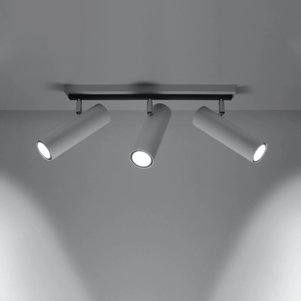 Plafoniera spot KURSO 3 luci bianca/cromo Pure Lume
