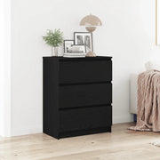 Credenza-Buffet-Armadio da cucina Rovere Nero 60x35x76 cm in Legno Multistrato