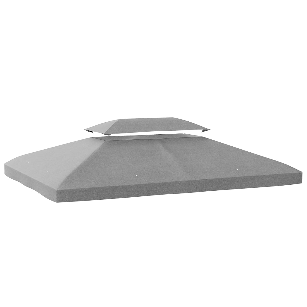 Toldo da giardino 4x3 m ¨C zephmum ¨C grigio chiaro