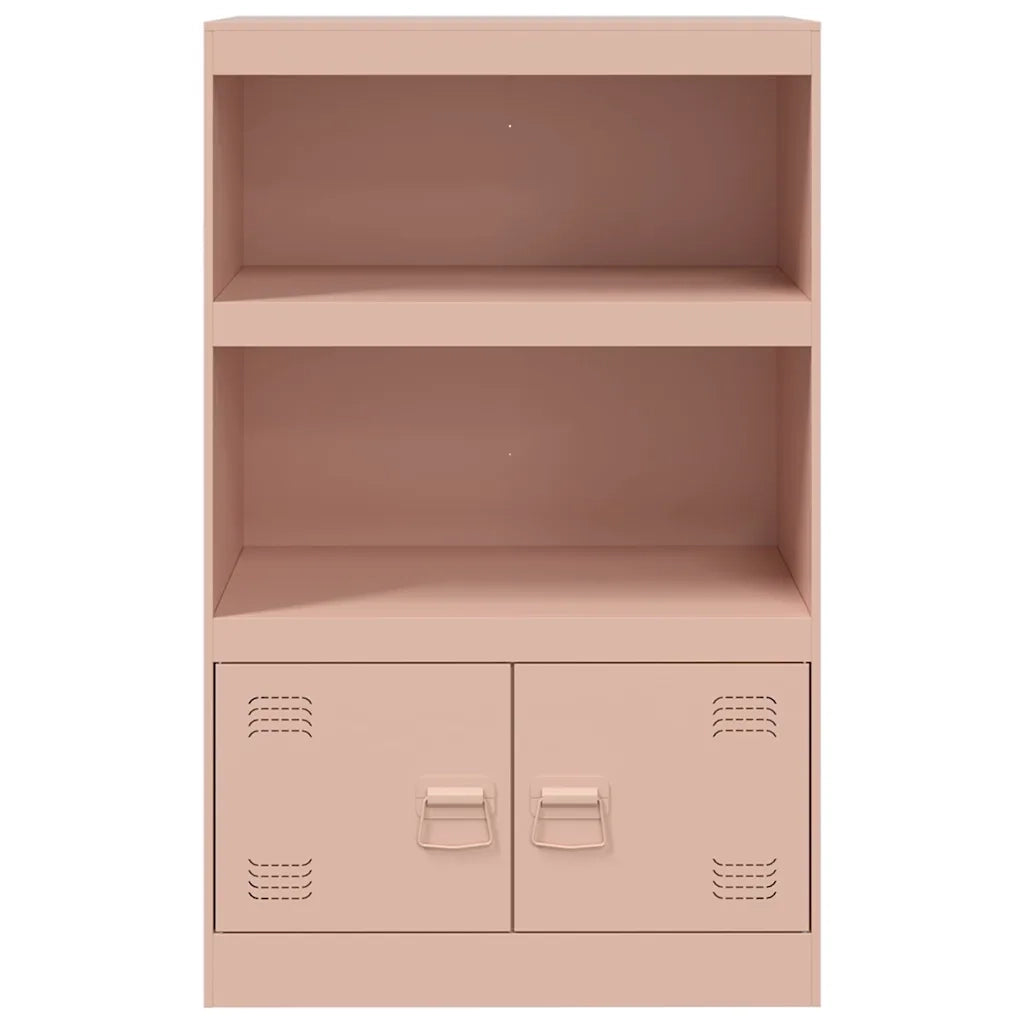 Credenza | Madia | Buffet da pranzo | Armadio da pranzo Rosa 67x39x107 cm in Acciaio