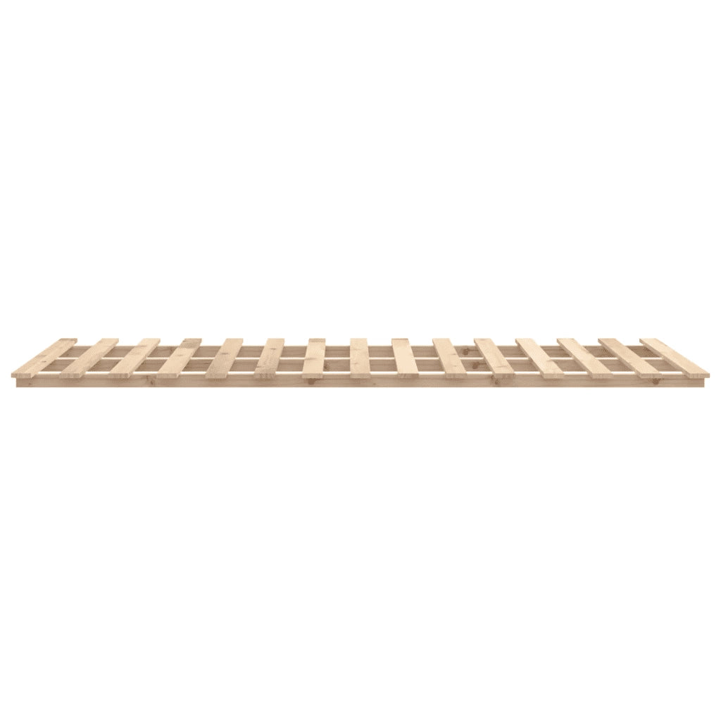 Giroletto senza Materasso-Struttura Letto 140x200 cm in Legno Massello di Pino 856467