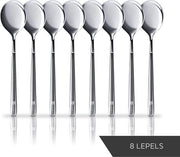 Set di cucchiai per caffè, cucchiai per dessert, cucchiai per tè, set di cucchiai mini, 6 pezzi, lavastoviglie compatibile