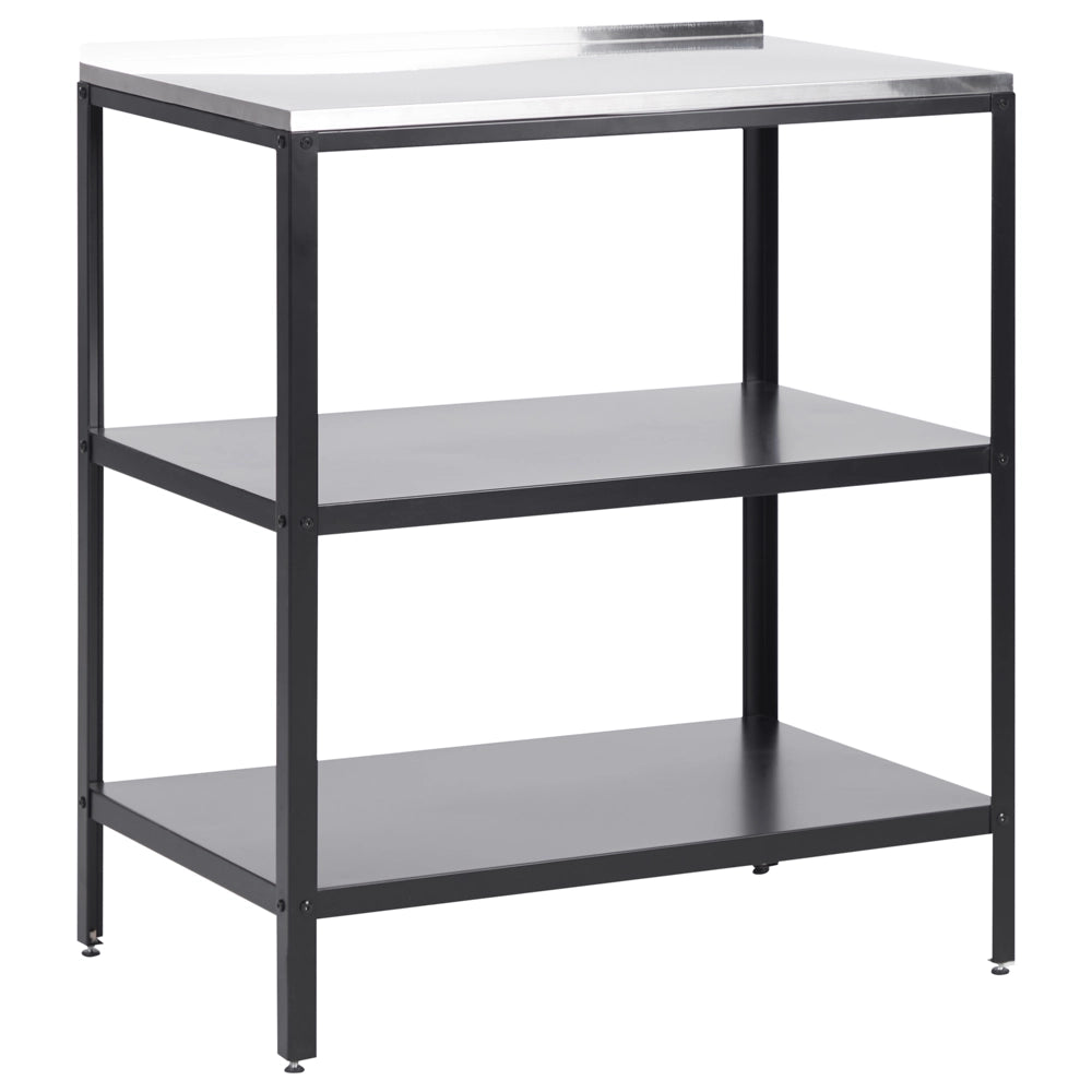 Set di cucina da esterno 2 elementi in acciaio inox nero 2 isole da cucina lavello a leva cucina da esterno