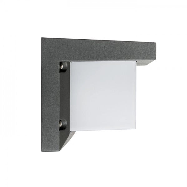 Lampada plafoniera applique HIDE RC da parete grigio antracite  230V E27 18W IP54