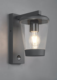 Applique da Esterno Attacco E27 in Alluminio Pressofuso Antracite