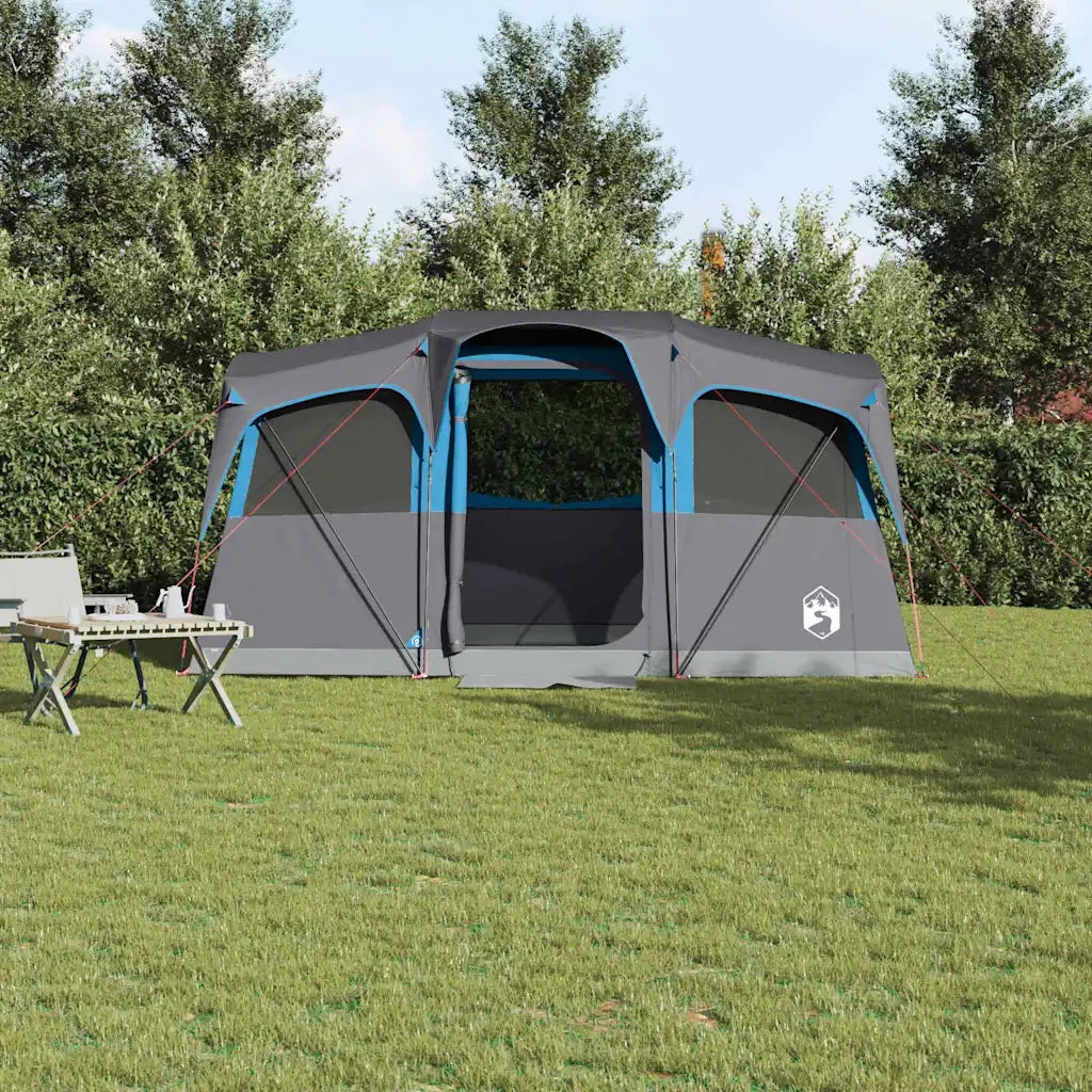 Tenda Familiare con tetto Blu e Grigio 435 x 255 x 216 cm 4100686