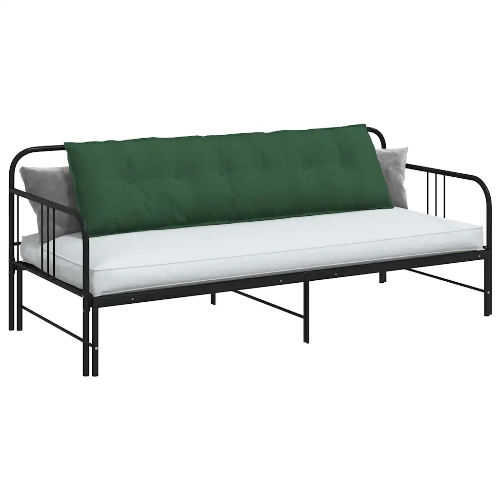 Cuscino per Schiena | Cuscino dorsale Verde Giungla 180 x 50 cm Tessuto in Cords