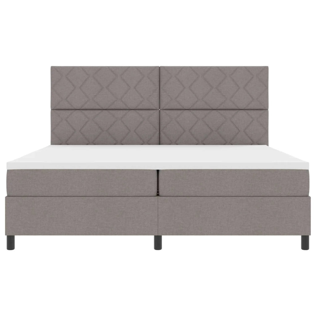 Letto a molle con materasso con led Talpa 200 x 200 cm Tessuto 3342974