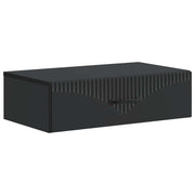 Tavolino da Parete Laterale Nero 59 x 34,5 x 17 cm 898996