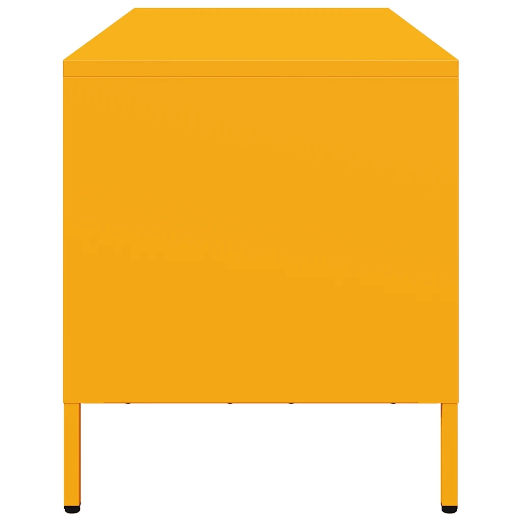 Mobile TV Giallo Senape 101,5x39x43,5 cm in Acciaio