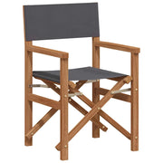 Sedia da pranzo Grigio 56 x 54 x 87 cm Legno di teak solido