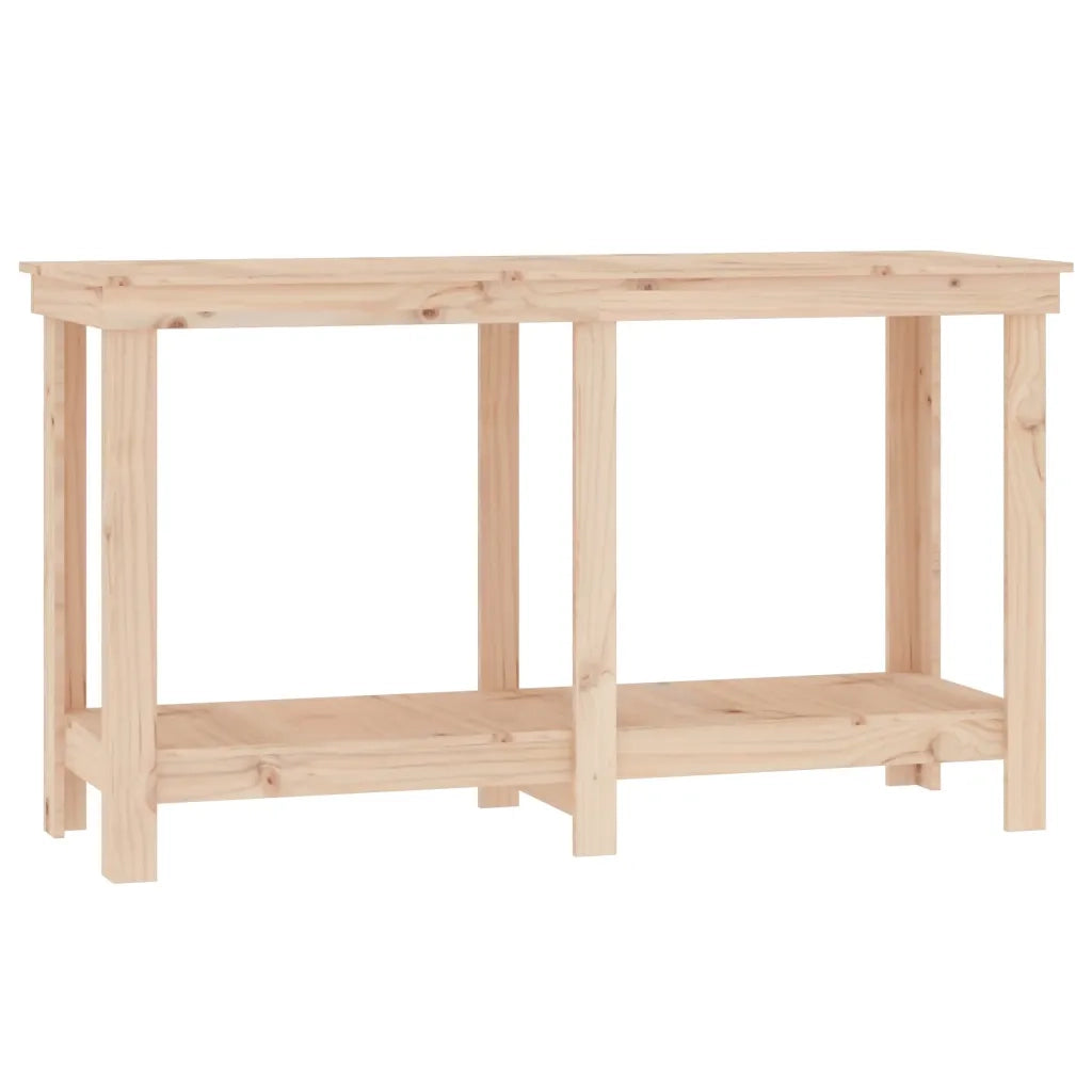 Banco da Lavoro 140x50x80 cm in Legno Massello di Pino CFW8873201