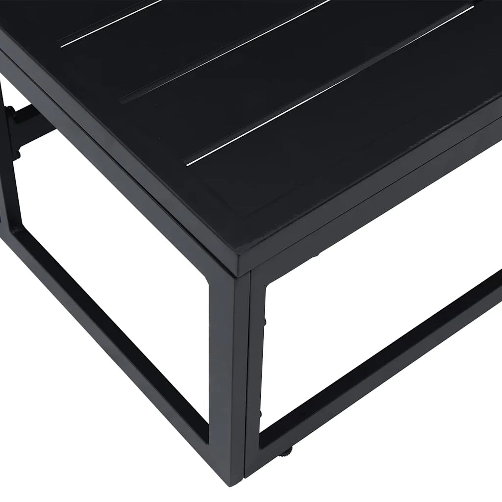 Mobili da Esterno Nero 70 x 70 x 32 cm Metallo CFW8749475