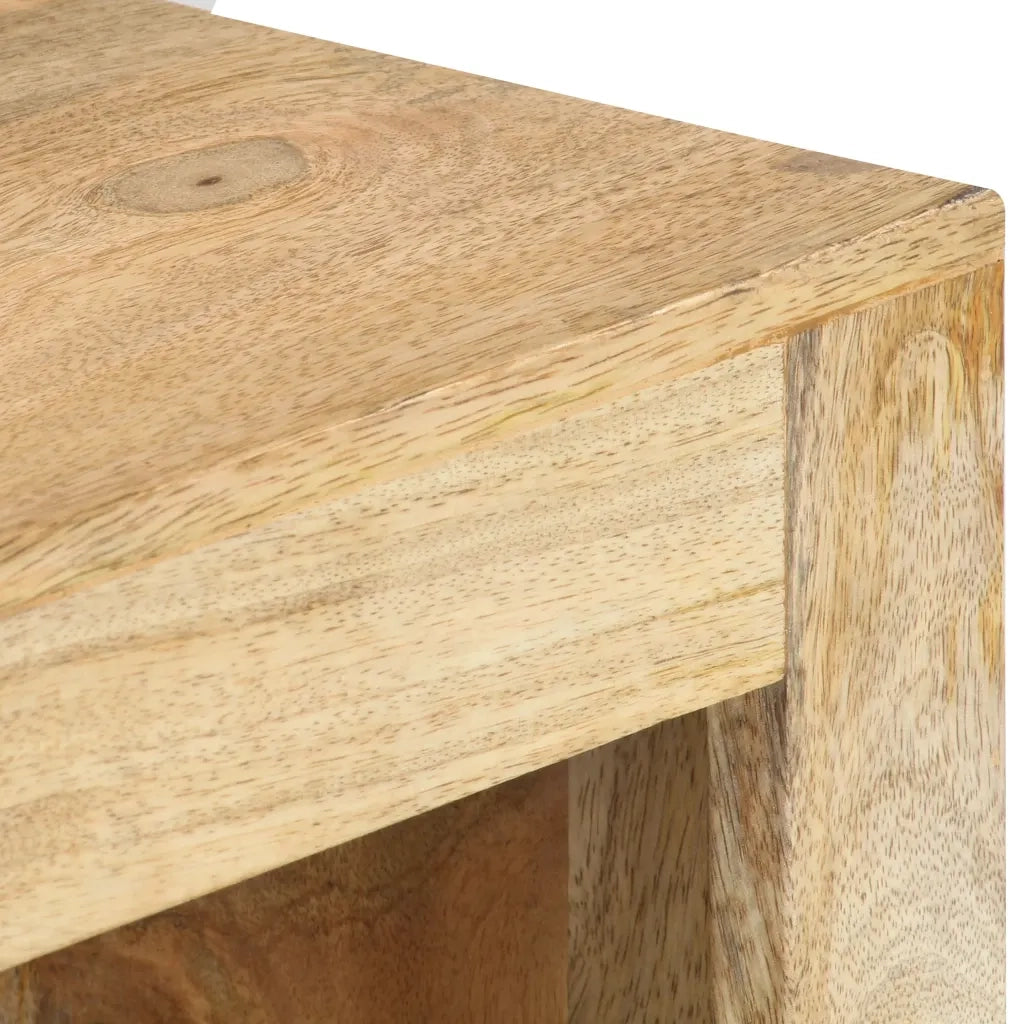 Mobile Porta TV Angolare 90x45x45 cm in Legno Massello di Mango 286382