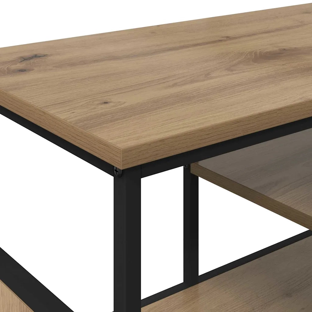 Mobile TV-Credenza per TV-Console TV Rovere artigianale 100 x 35 x 45 cm