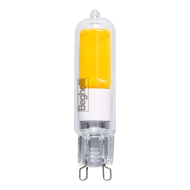 Beghelli 57020 Zafiro Lampadina LED Bispina G9 5W 650lm 3000K Luce Calda Classe E