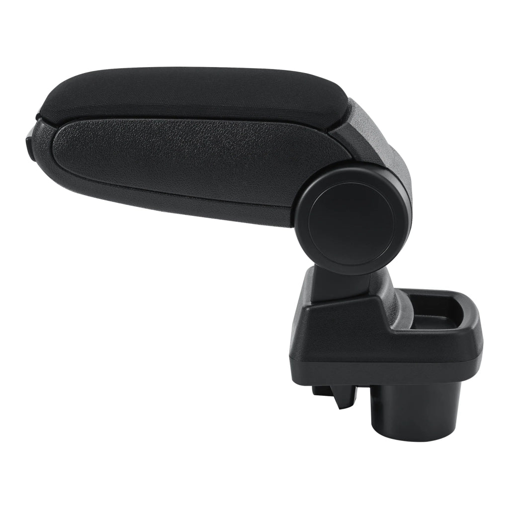 Bracciolo centrale per Opel Corsa F dal 2019 in poi tessuto nero con cuciture nere 03_0008845