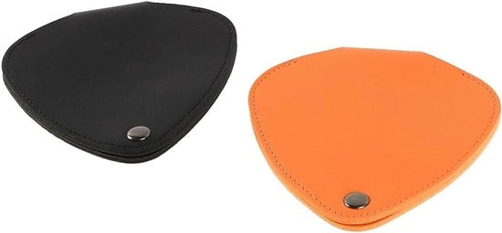 Houder per 32 plettre di chitarra in pelle PU con chiusura a bottone, inclusa la doppia versione - Accessori per chitarra
