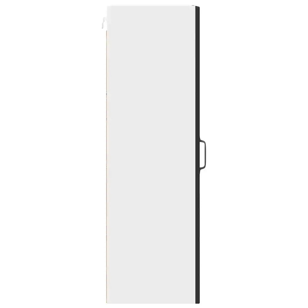Pensile da cucina | Armadietto a muro PORTO Nero 30 x 31 x 100 cm Legno multistrato