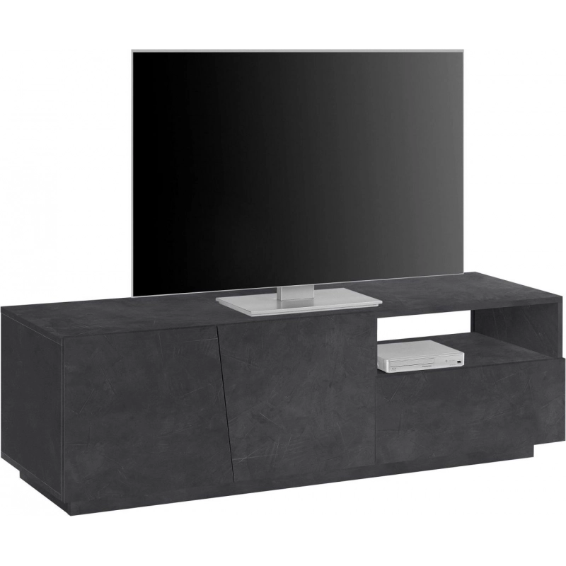 Mobile Porta TV Vega 150 – 2 ante/1 cassetto – Ardesia