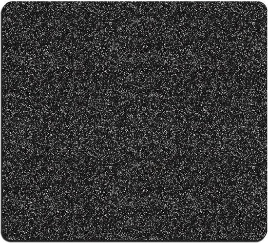 Multi-snijplaat in vetro di granito con motivi a scaglie grigie scuro - 56 x 50 x 14 cm copertura per forno a gas