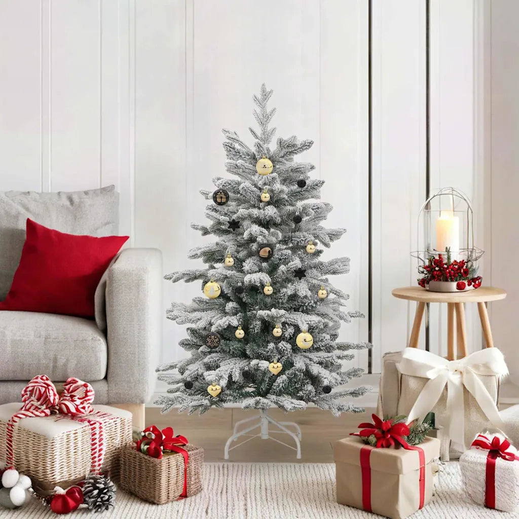 Set di Palle di Natale 40 pz Nero e Oro Plastica CFW2627657
