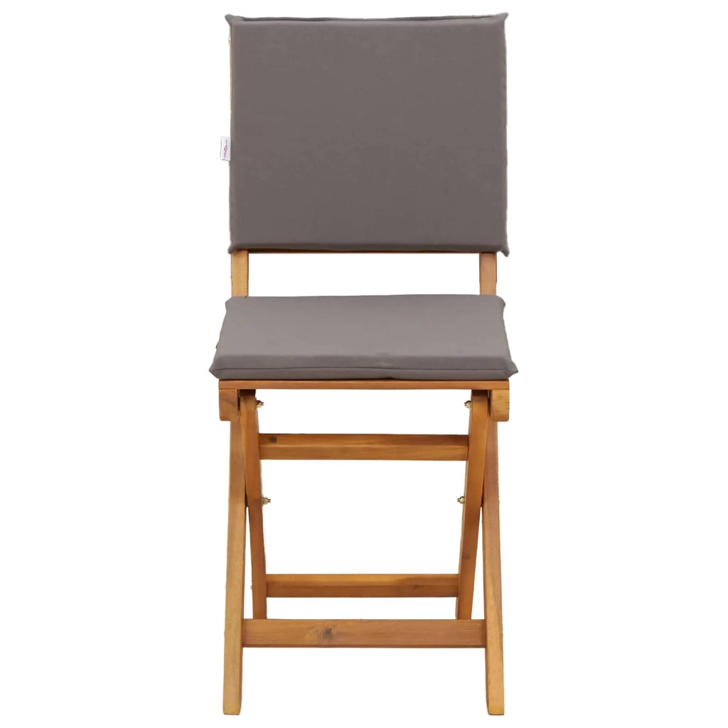 Sedie Bistro da Giardino 6 pcs Grigio Scuro 38 x 46 x 85 cm
