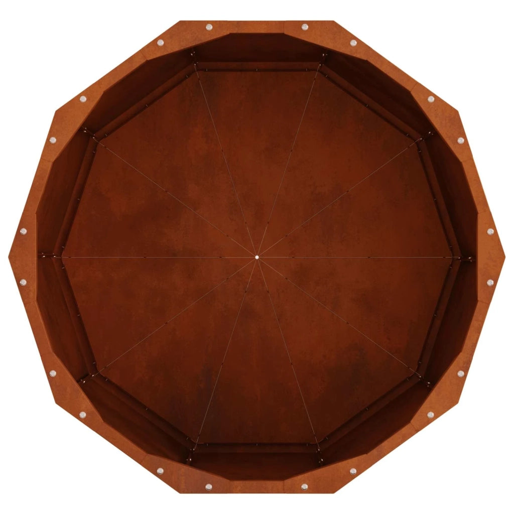 Fioriera Ruggine 60 x 60 x 35 cm 883744