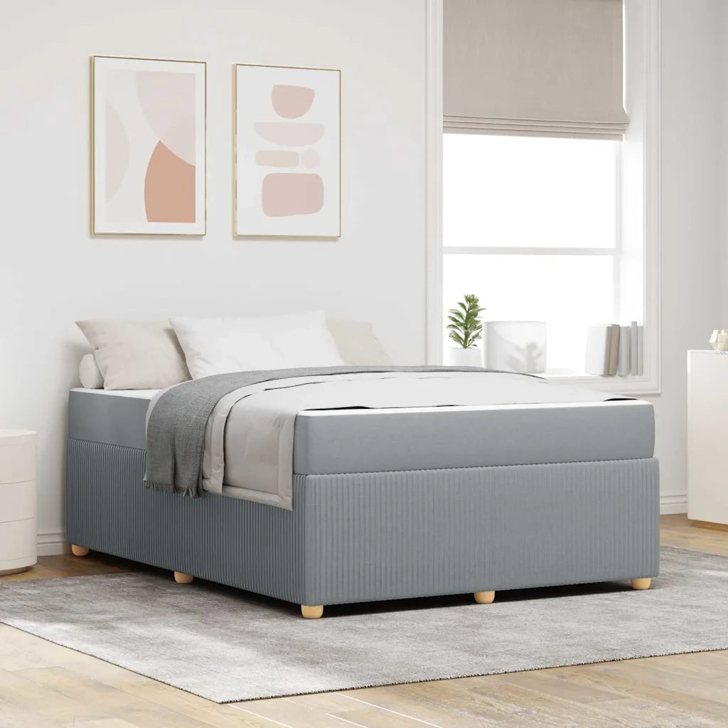 Struttura del letto Grigio chiaro 160 x 200 cm Tessuto 3398405