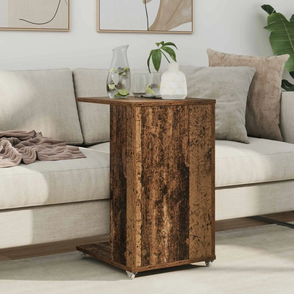 Tavolo laterale Legno vecchio 40 x 35 x 60 cm Legno multistrato