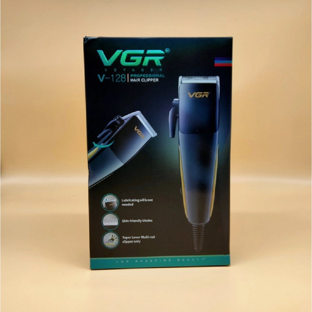 Trade Shop - Tagliacapelli Con Filo Rasoio Elettrico Professionale Trimmer Pettini Vgr V-128 -