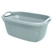 Curver Cesto Portabiancheria Knit 40 L Azzurrocod mxl 95965