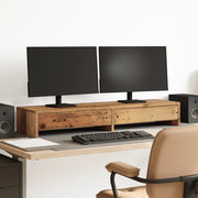 Supporto Monitor con Cassetti Legno 100x27x15 cm in Truciolato 854677