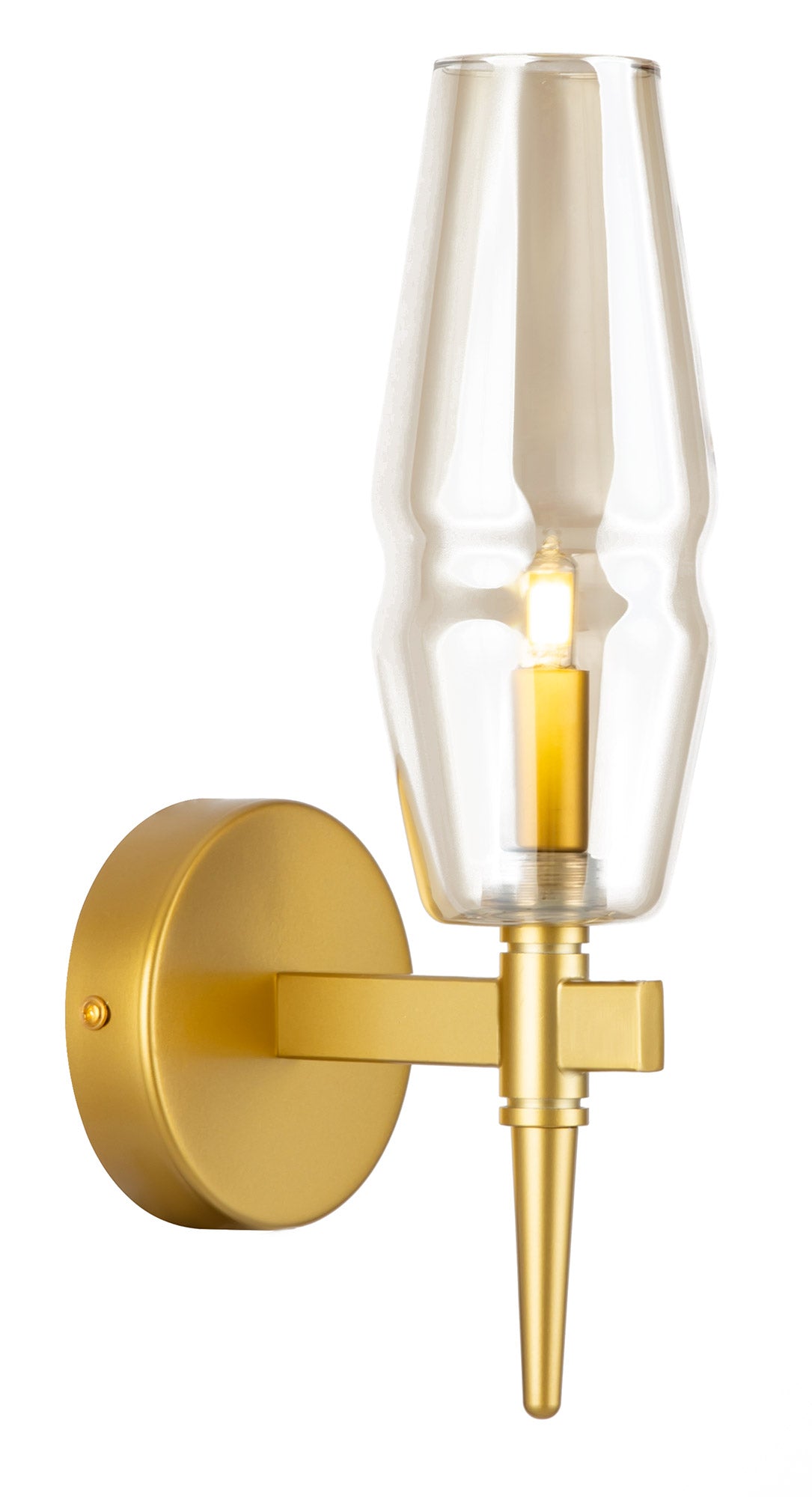 Lampada da parete House in Metallo Lita Opaco Oro