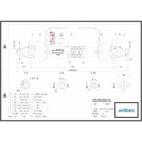 Albero cardanico T5 Giunto cardanico 600mm 620Nm 540rpm Cardano 54kW (74CV) 2x 1 3/8" 6 denti
