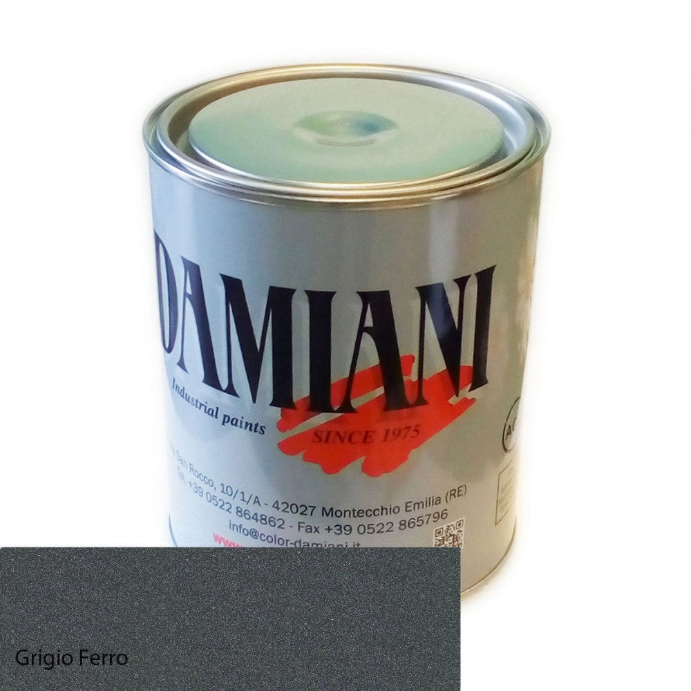 Damiani 25kg smalto ferromicaceo opaco a rapida essiccazione colore grigio ferro