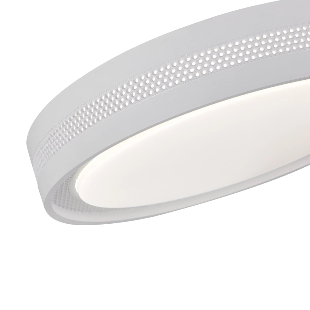 Plafoniera LED moderna bianca Ø40 perforata 25W Ronda