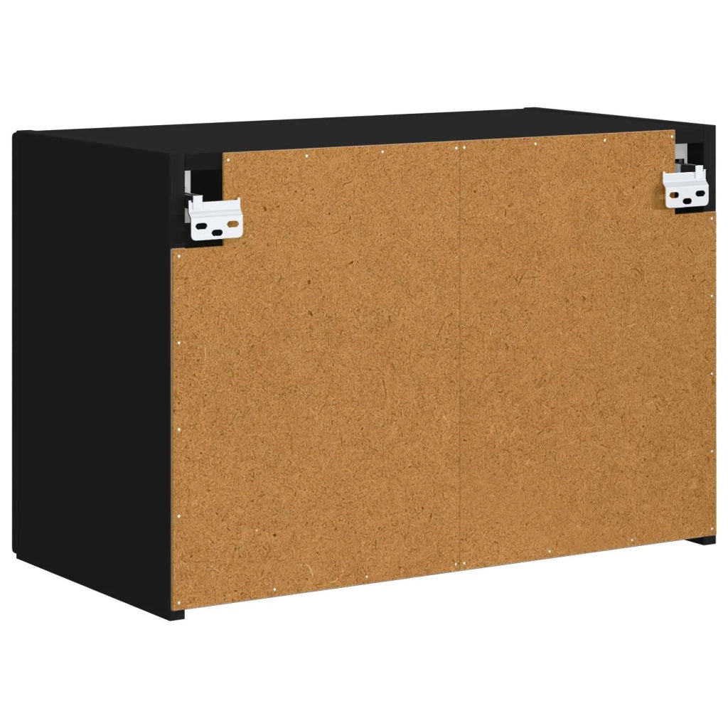 Mobile TV da parete Nero 59,5 x 31 x 40 cm Legno multistrato 892331